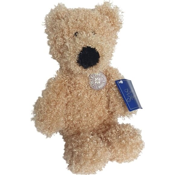 Dan Dee Teddy Bear 13.5" Beige Curly Collectors Choice Plush Teddy Bear NEW - Picture 1 of 9